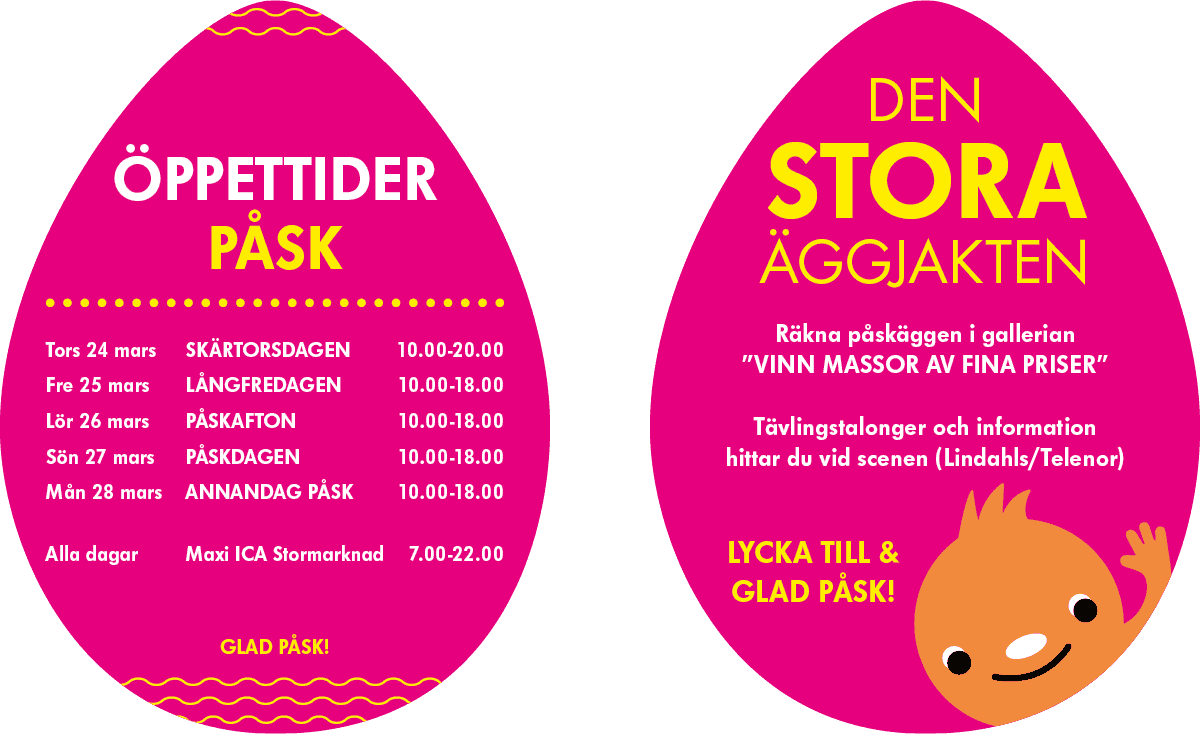 Grafiskt material till Ingelsta Shopping.