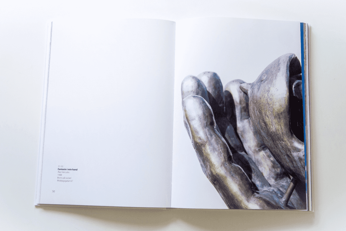 Uppslag från fotoboken De vackra i vardagen.